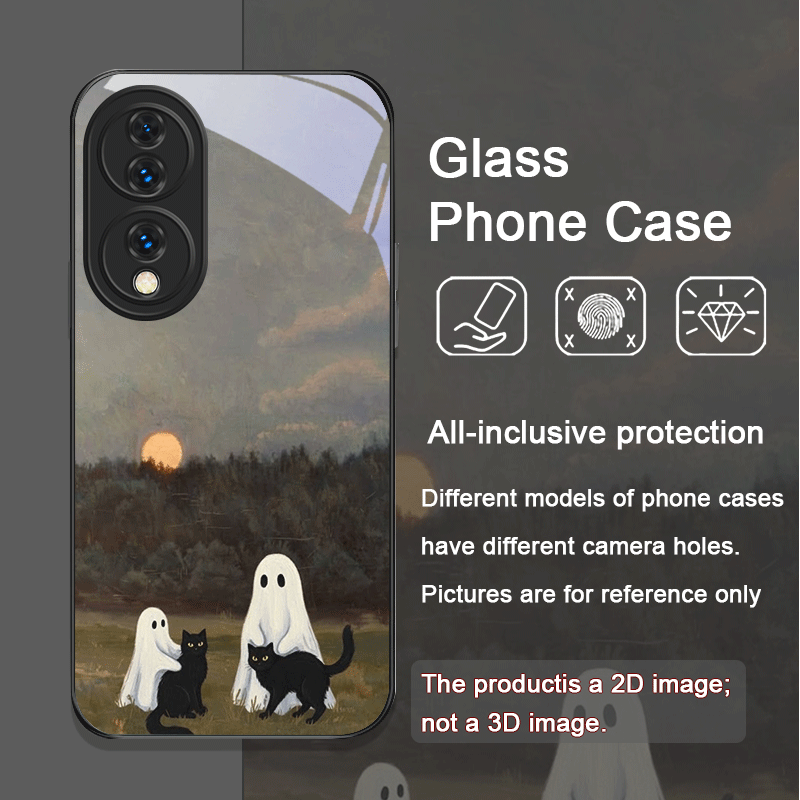 Cute Cartoon Black Cat Ghost P - Huawei Nova 12 ulasan dan harga