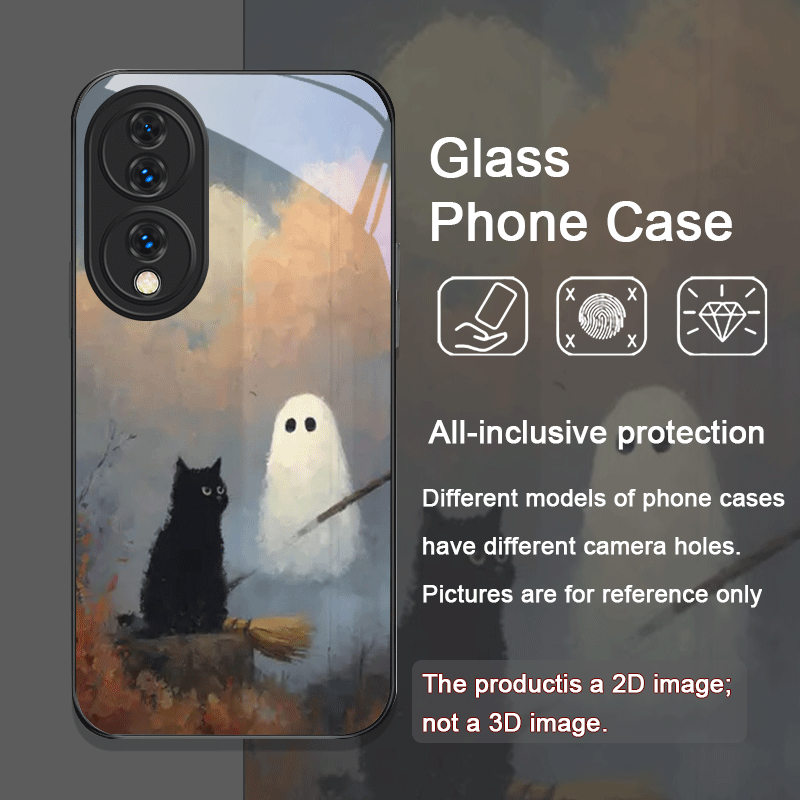 Cute Cartoon Black Cat Ghost P - Huawei Nova 12 ulasan dan harga