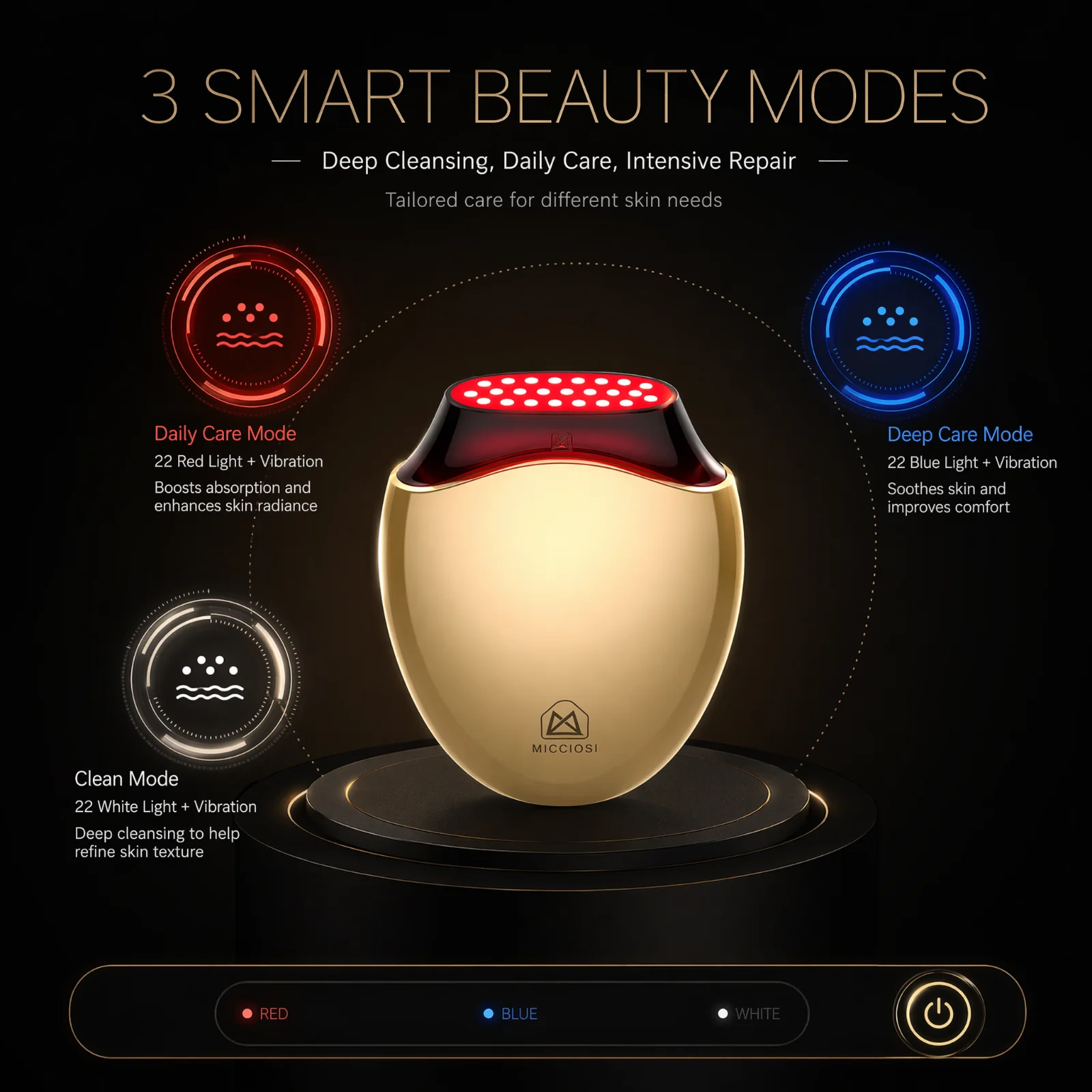 Collagen Beauty Device Facial  - Galvanic Skin Sensor ulasan dan harga