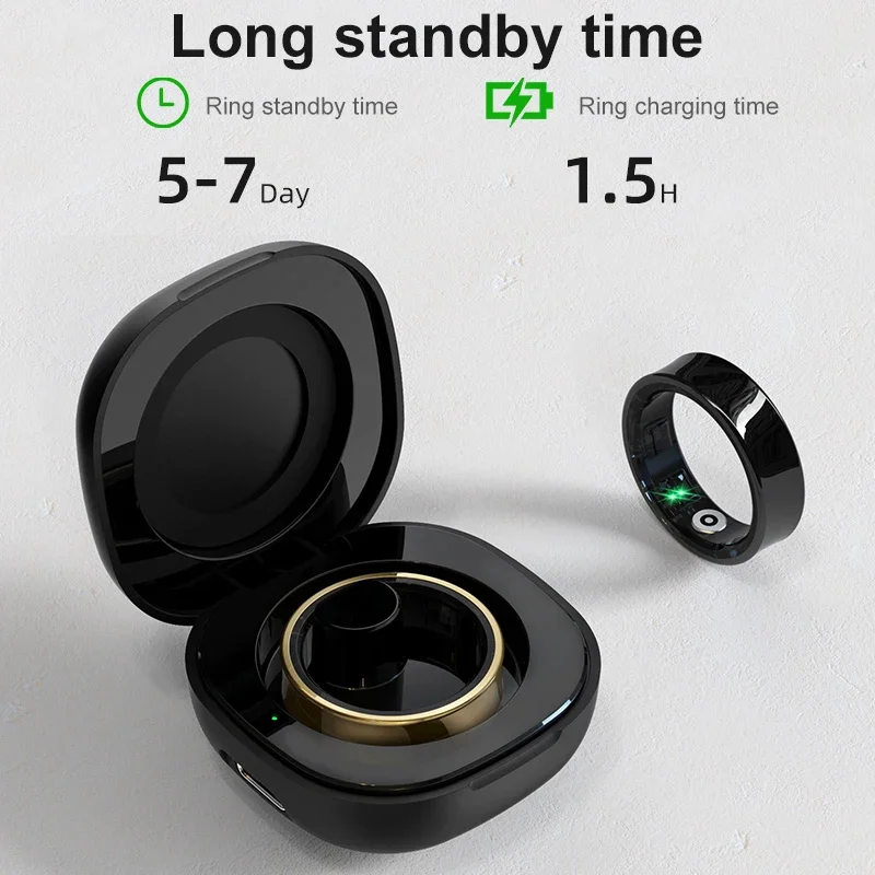 Smart Ring Men Women With Char - Temperature Ring Skin ulasan dan harga