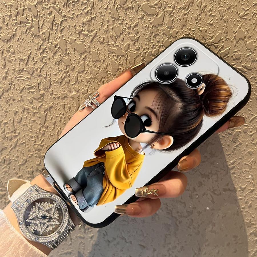 Cartoon Girl Pattern Funda Pho - Xiaomi Redmi Note 13 ulasan dan harga
